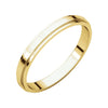 02.50 mm Flat Edge Band in 14K Yellow Gold ( Size 7 )
