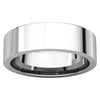 Continuum Sterling Silver 6mm Flat Comfort Fit Band, Size 7