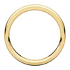 14k Yellow Gold 5mm Comfort Fit Edge Band , Size 7