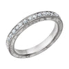 14k White Gold 1/5 ctw. Diamond Band, Size 7