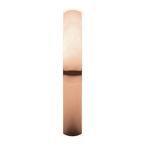 14k Rose Gold 3mm Light Comfort Fit Band, Size 6.5