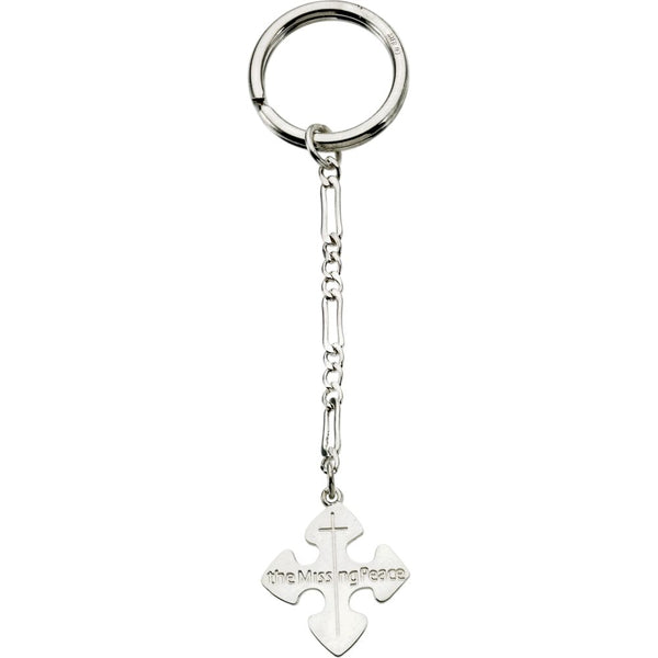 Sterling Silver The Missing Peace® Key Chain