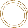 14K Yellow Gold 1.9mm Diamond Cut Rope 7-Inch Chain Bracelet