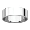 Sterling Silver 8mm Flat Band, Size 10