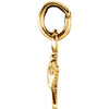 14k Yellow Gold 8x11mm Dove Pendant