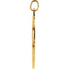 14k Yellow Gold 29mm St. Christopher Medal