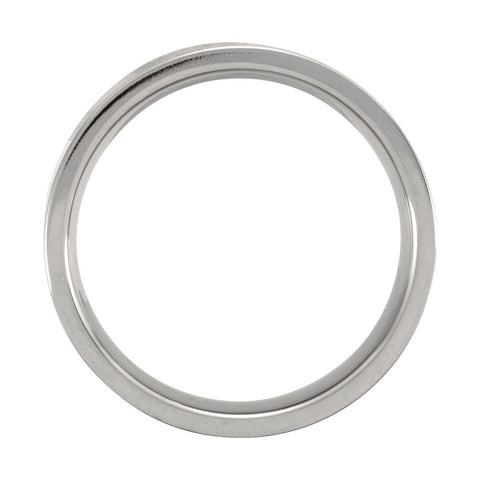 Titanium 6mm Flat Polished Band Size 7