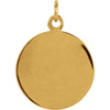 14k Yellow Gold 14.75mm St. Christopher Medal
