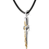 Gold Plated & Sterling Silver Three-Nails Promise 24" Necklace
