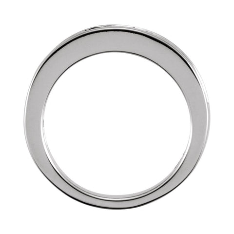14k White Gold 3/4 CTW Diamond Anniversary Ring Size 6