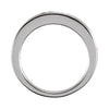 14k White Gold 3/4 CTW Diamond Anniversary Ring Size 6