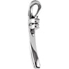 14k White Gold Cross Pendant