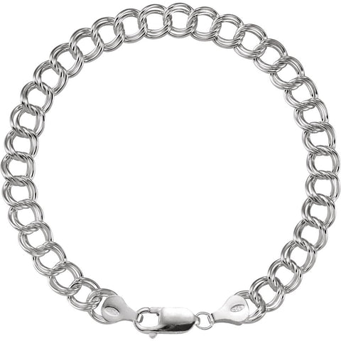 Sterling Silver Charm 7" Bracelet