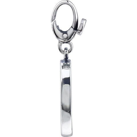 Sterling Silver Compass Charm