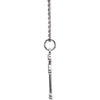 14k White Gold Cross 18" Necklace