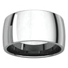 Palladium 10mm Light Comfort Fit Band, Size 7.5