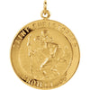 23.00 mm St. Christopher Medal in 14K Yellow Gold