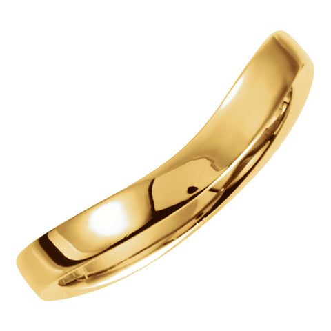 Stackable Metal Fashion Ring in 14k Yellow Gold ( Size 6 )