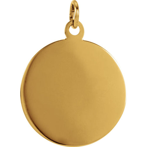 14k Yellow Gold 15.25mm St. Jude Thaddeus Medal