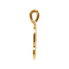 14k Yellow Gold "G" Medium Initial Pendant