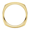 14k Yellow Gold 6mm Square Comfort Fit Band, Size 11