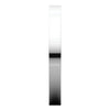 14k White Gold 2.5mm Flat Comfort Fit Band, Size 6