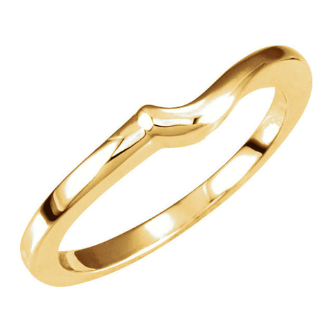 14k Yellow Gold Band, Size 6