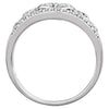 14k White Gold 3/8 CTW Diamond Anniversary Band , Size 7