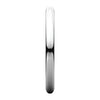Sterling Silver 2mm Half Round Band, Size 6