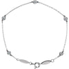 14K White Gold 1/3 CTW Diamond Bracelet