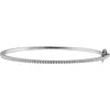 14K White Gold 1/2 CTW Diamond Pave 7-Inch Bracelet