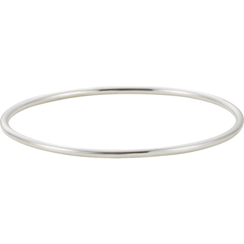 Sterling Silver 2.5mm Bangle Bracelet