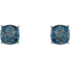 Sterling Silver London Blue Topaz Earrings