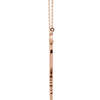 14k Rose Gold "Love" Heart Infinity-Inspired 18" Necklace