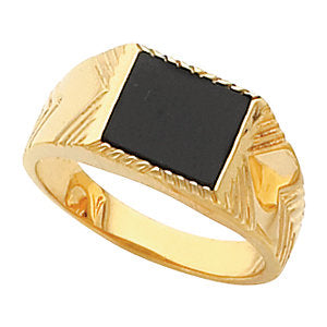 14k Yellow Gold Gents Mounting, Size 11