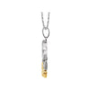 14K Two-Tone Claddagh Pendant