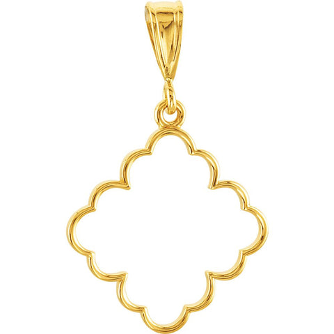 14k Yellow Gold Metal Fashion 18" Necklace