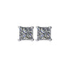 14k White Gold 1 CTW Diamond Threaded Post Stud Earrings