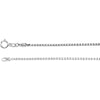 14k White Gold 1.75mm Solid Box 16-inch Chain with Spring Ring