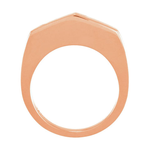 14k Rose Gold Stackable Ring, Size 7