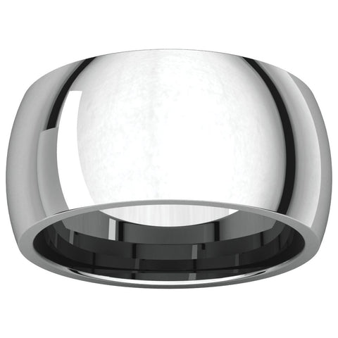 Sterling Silver 10mm Comfort Fit Band, Size 10