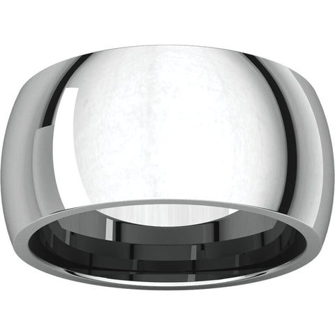 Sterling Silver 12mm Comfort Fit Band, Size 5