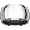 Sterling Silver 12mm Comfort Fit Band, Size 5