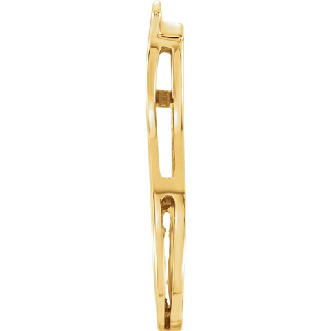 14k Yellow Gold Freeform Pendant