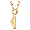 14k Yellow Gold Granulated Design 18" Necklace