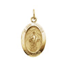 14k Yellow Gold 15x11mm Oval St. Jude Thaddeus Medal