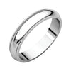 04.00 mm Milgrain Band in Platinum ( Size 10 )
