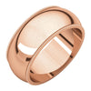 Milgrain Wedding Band Ring in 14k Rose Gold ( Size 7 )