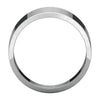 Sterling Silver 10mm Flat Tapered Band, Size 6