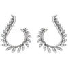 14k White Gold 1/2 CTW Diamond Earrings